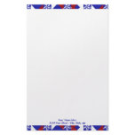 Patriot Quilt custom Personalized Stationery