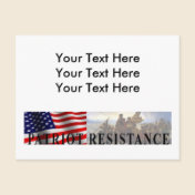 Patriot Resistance postcard