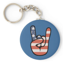 Patriot Rock Hand Key Chains