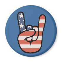 Patriot Rock Hand magnets