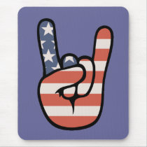 Patriot Rock Hand Mouse Mat