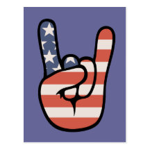 Patriot Rock Hand Post Cards