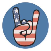 Patriot Rock Hand stickers