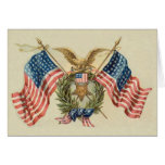 Patriotic 2 greeting card