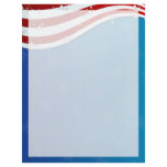 patriotic 4th of july paper custom letterhead
