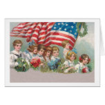 Patriotic 6 greeting card