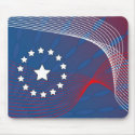 Patriotic Abstract mousepads
