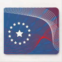 Patriotic Abstract mousepads