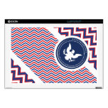 Patriotic American Chevron with Eagle 17" Laptop Skin