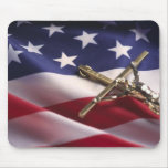 PATRIOTIC AMERICAN CHRISTIAN MOUSE PADS