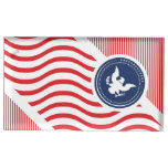 Patriotic American Colors with Eagle Table Card Holders