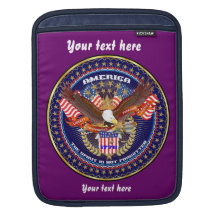 Patriotic American Customize View Notes Please Sleeves For iPads