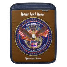 Patriotic American Customize View Notes Please Sleeves For MacBook Air