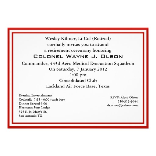Patriotic American Flag with Veteran Soldier Custom Announcement