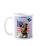 Patriotic American Pitbull Terrier mug
