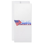 Patriotic American Personalized Rack Card