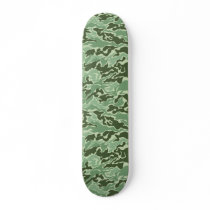 Patriotic Army Custom Green Camouflage Skateboard 