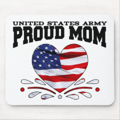 Patriotic Army Mom Mousepad