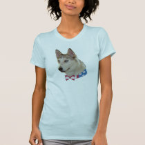 Patriotic Ausky Dog t-shirts