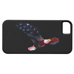 Patriotic Bald Eagle Flag iPhone 5 Case iPhone 5 Cases