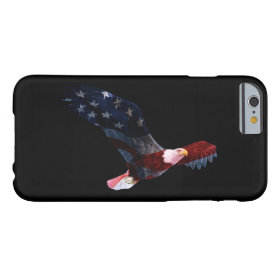 Patriotic Bald Eagle Flag iPhone 6 Case
