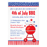 Patriotic BBQ Custom Custom Invite