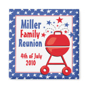 Patriotic BBQ Custom magnet