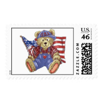 Patriotic Bear postage by fstasu Patriotic Bear postage