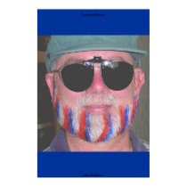 Patriotic Beard posters by daysrays Patriotic Beard posters