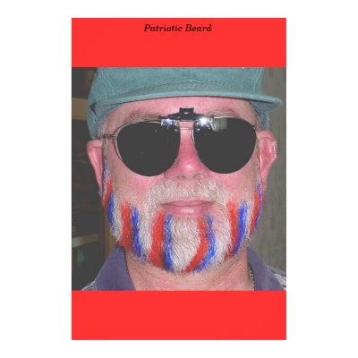 Patriotic Beard Posters by daysrays