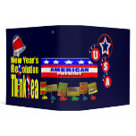 Patriotic 3 Ring Binder