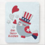 Patriotic Bird Tweets God Bless America Mouse Pads