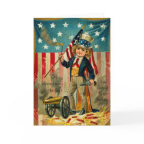 Patriotic Boy Card