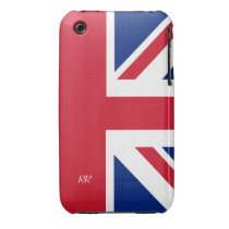 Patriotic British Union Jack iPhone 3 CaseMate iPhone 3 Case-Mate  Cases at Zazzle