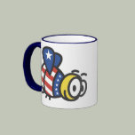 Patriotic Bumble Bee Mug