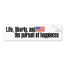 Patriotic bumper sticker