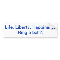 Patriotic Bumper Sticker