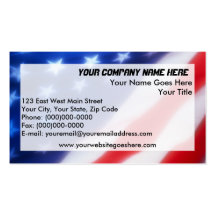 Patriotic Business Cards