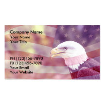 Patriotic Business Cards Background
