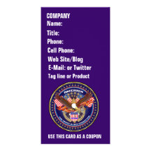 Patriotic Business Photo Card View Notes Please