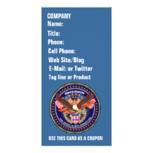 Patriotic Business Photo Card View Notes Please