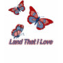Patriotic Butterflies Tshirts