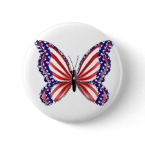 Patriotic Butterfly Pin