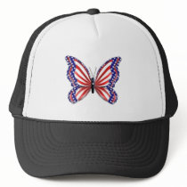 Patriotic Butterfly Trucker Hats