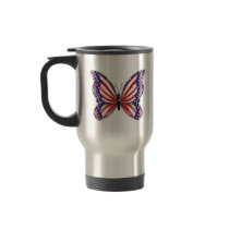 Patriotic Butterfly Mug