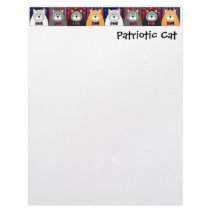 Patriotic Cat Letterhead