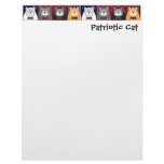 Patriotic Cat Letterhead