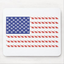 Patriotic Cat/USA Mouse Pad