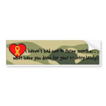 Patriotic Celibacy bumper stickers by Susdeedoo Patriotic Celibacy bumper stickers