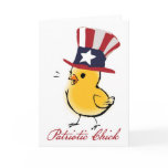 Patriotic Chick Greeting Cards